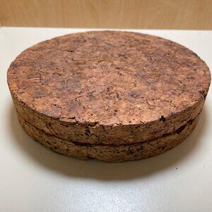 Set of 2 large Thick Cork Trivets 8"